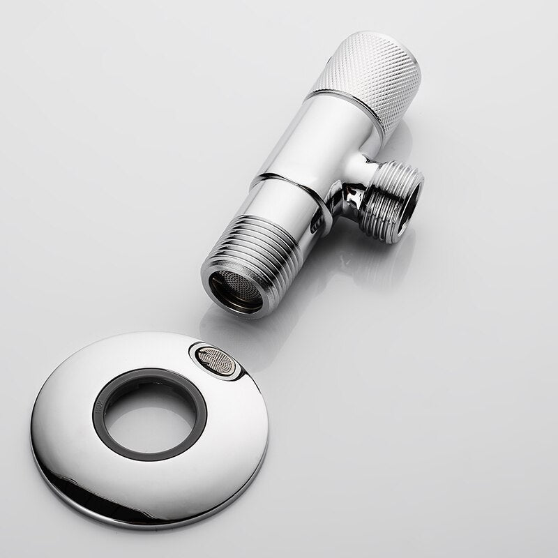 Nomona G1/2 Brass Toilet Angle Valve with Backflow Prevention