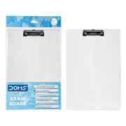 Doms Board Transparent Plastic Clipboard