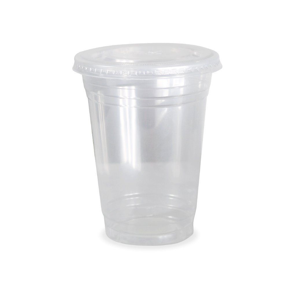 Dart Solo Clear Plastic Disposable Cups 16 oz 50 Sets