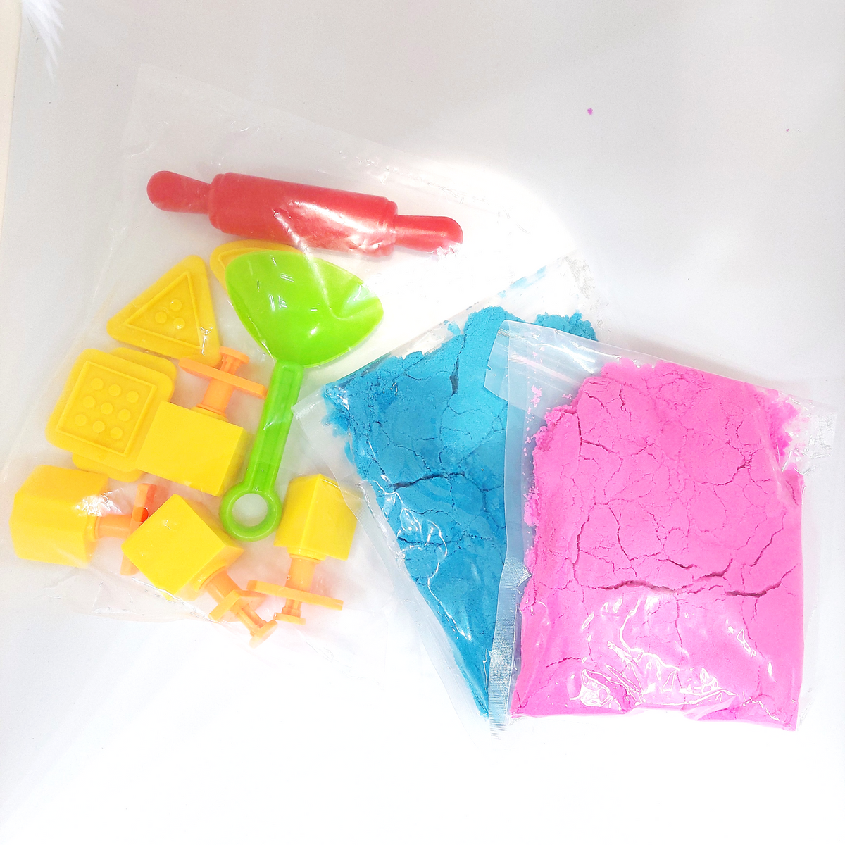 Colourful Play Sand Building Blocks Interactive Sensory Kit for Kids
