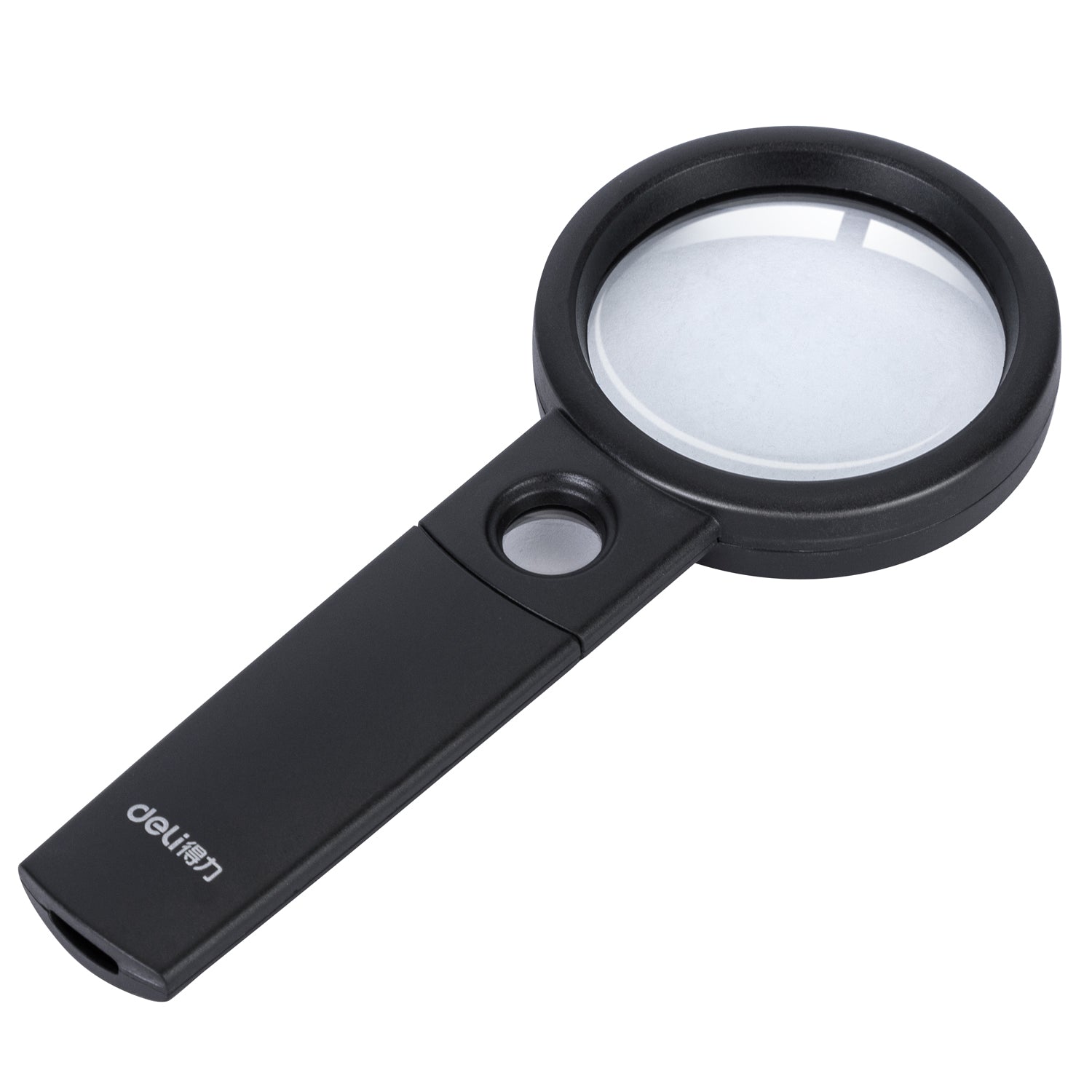 Deli E9091 Handheld Magnifier with 60mm Lens Black