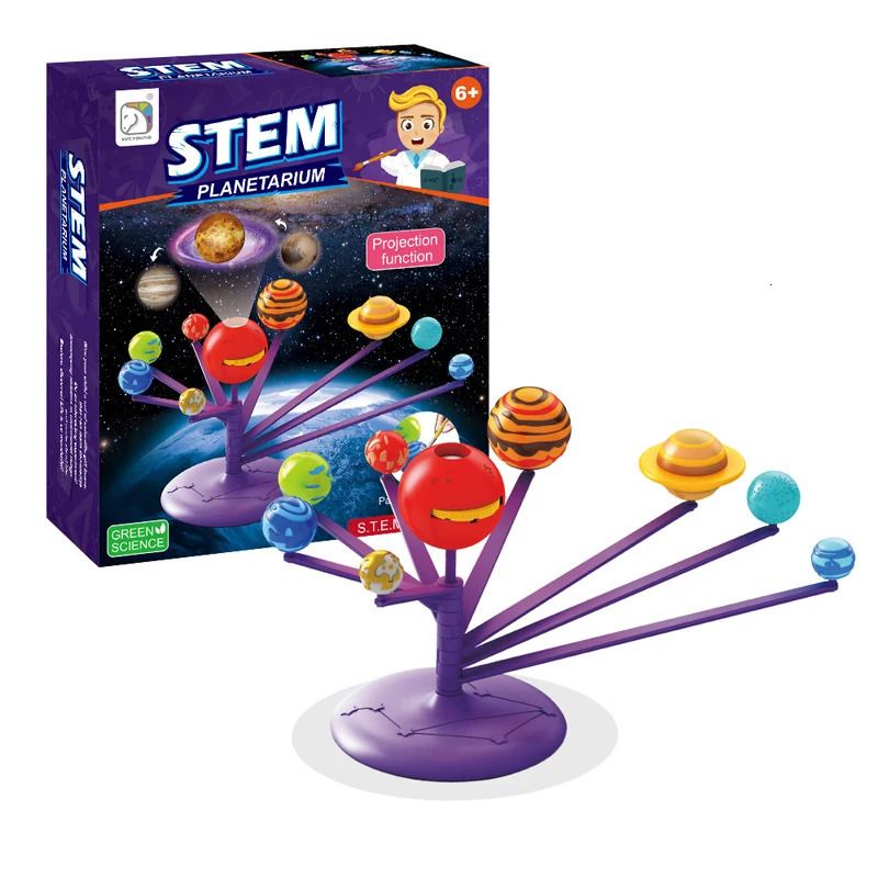 Solar System Projector STEM Science Model with Foam Planets