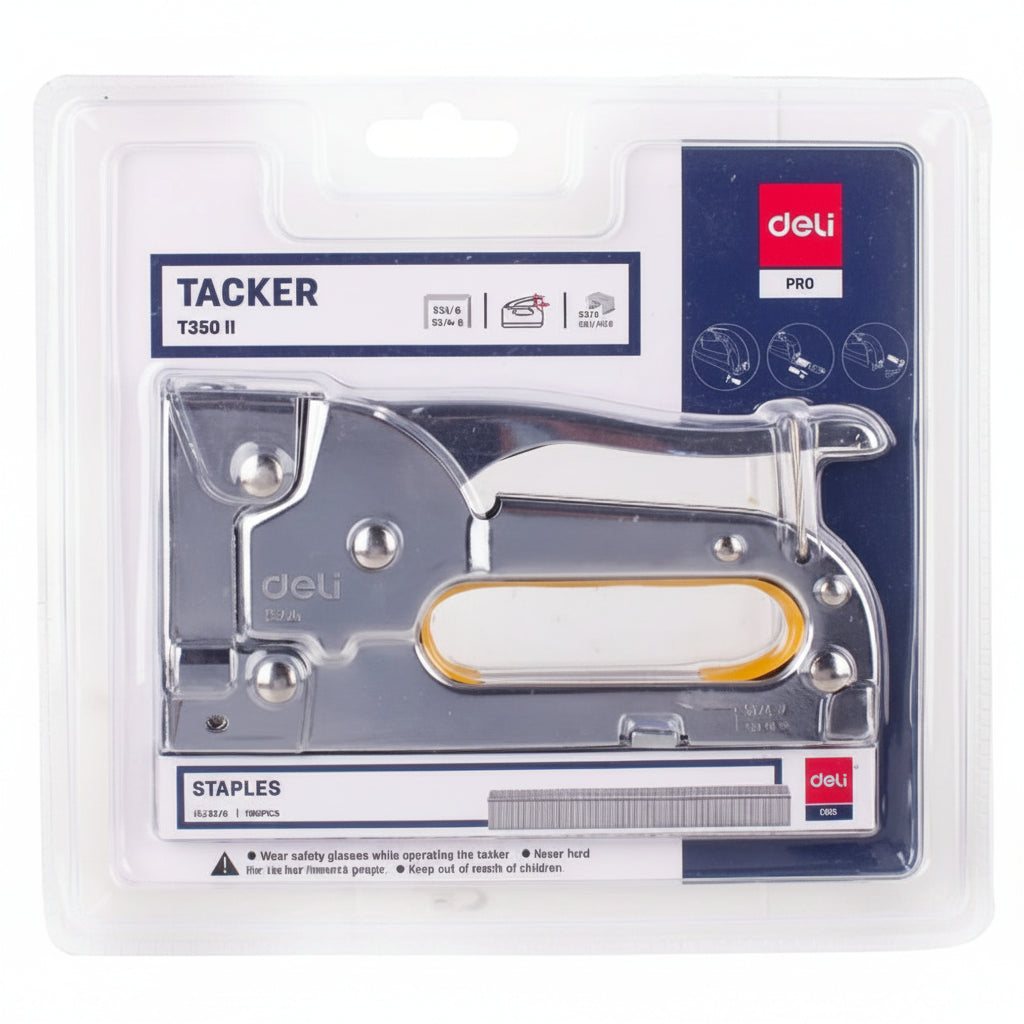 Deli Metal Tacker Staple Gun 8mm ET35011