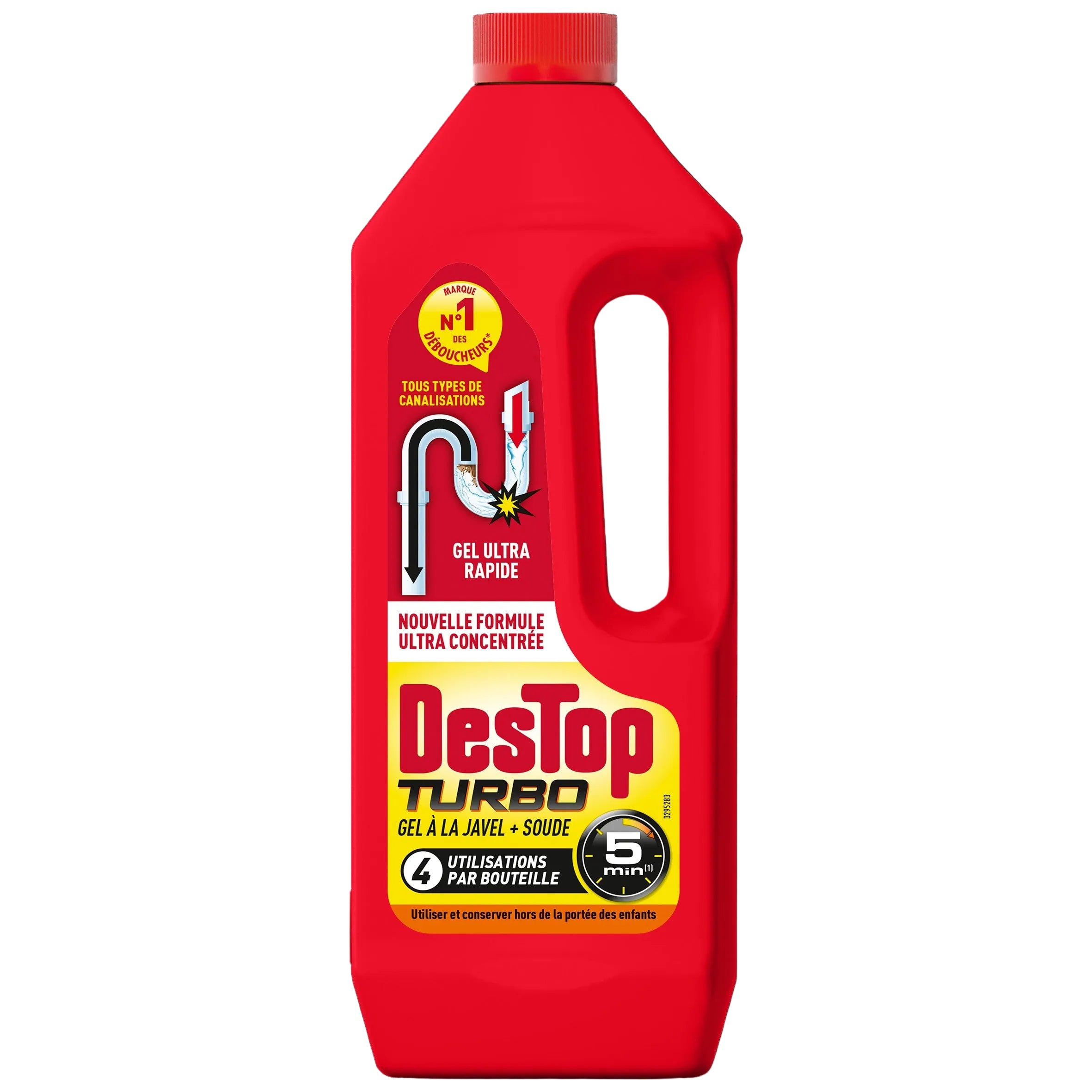 Destop Turbo Gel Drain Unclogger for Pipes 1L