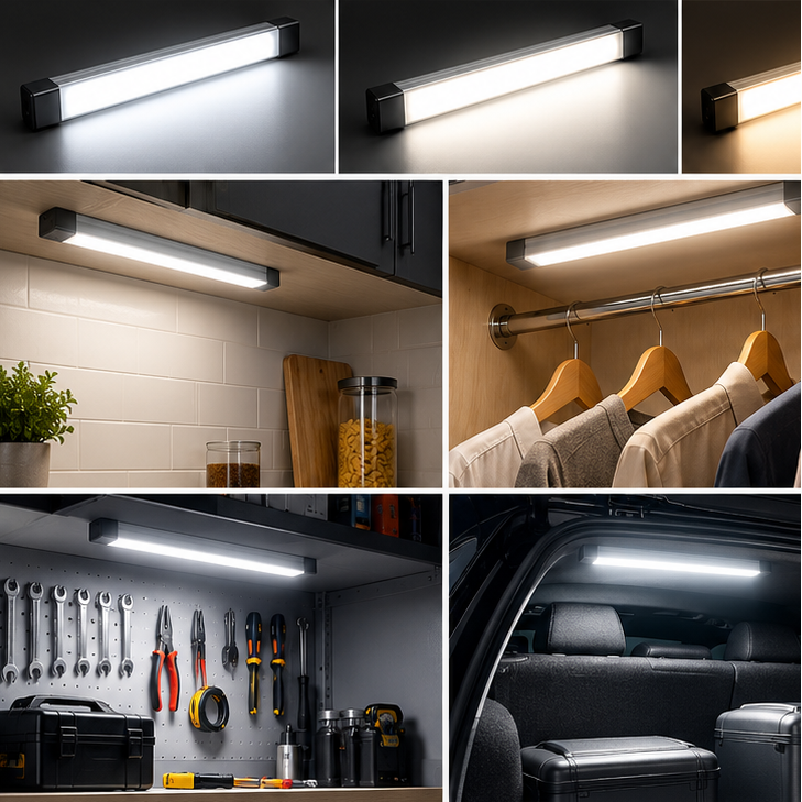 Rechargeable Tube Light 12" 2 Modes - (LANT0004)