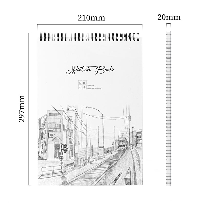Deli 73627 A4 Sketch Book for Artists and Students