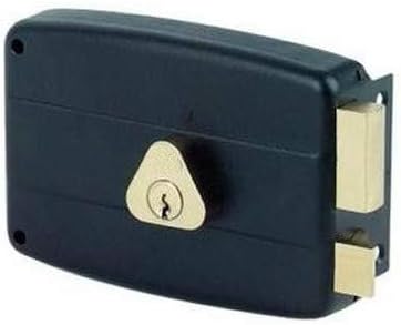 SecuriteGOODdeal Horizontal Wall Lock with Pull 5 Keys Black