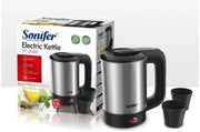 Compact Sonifer Mini Electric Kettle SF-2099 Stainless Steel Rapid Boil