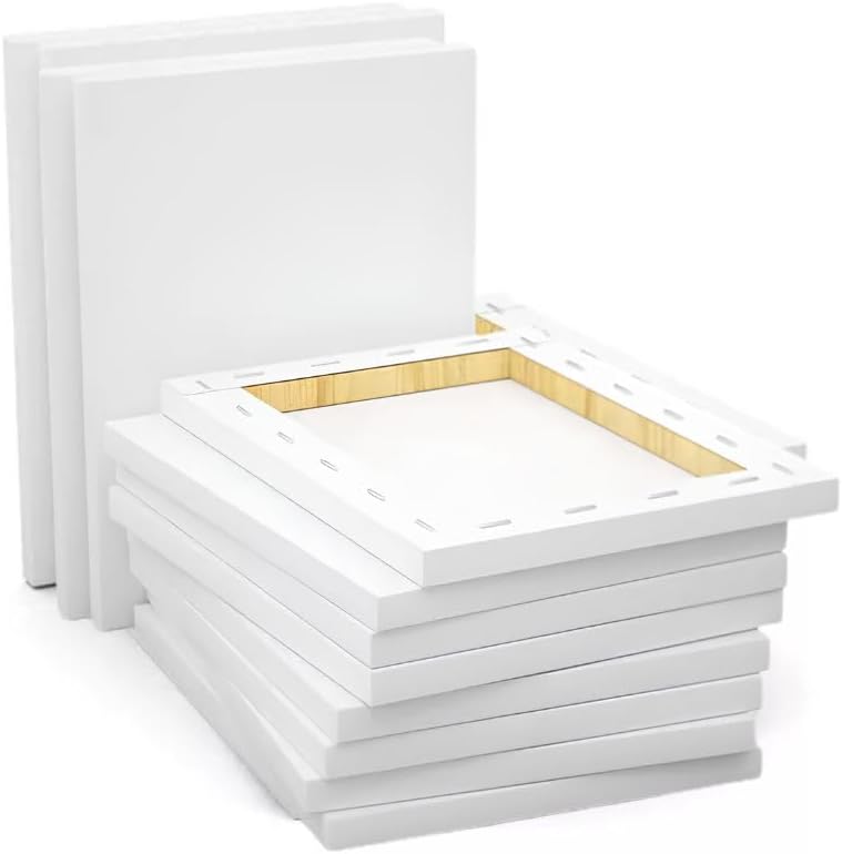 Supertela Stretched Cotton Canvas 20x30cm Painting Surface White