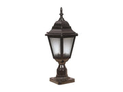 Hanah Home Georgette Vintage ABS Outdoor Table Lamp 18.5in Black