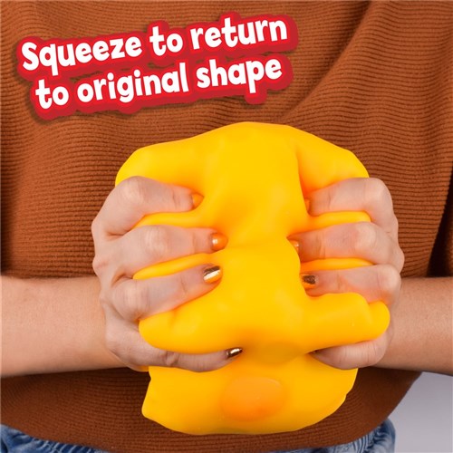 Smoosho Giant Durable Squishy Cheese Sensory Fidget Toy