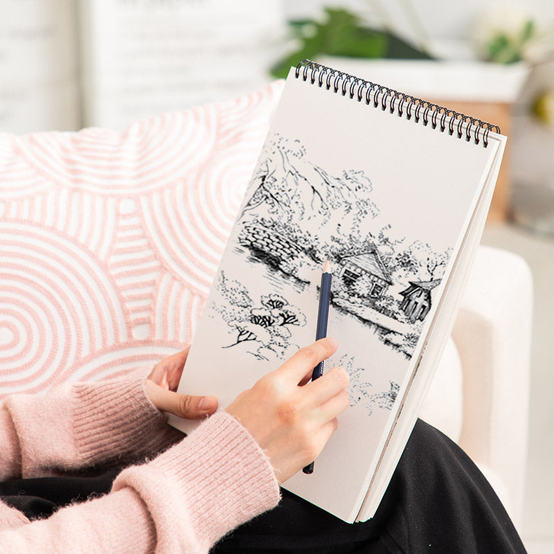 Deli 73627 A4 Sketch Book for Artists and Students