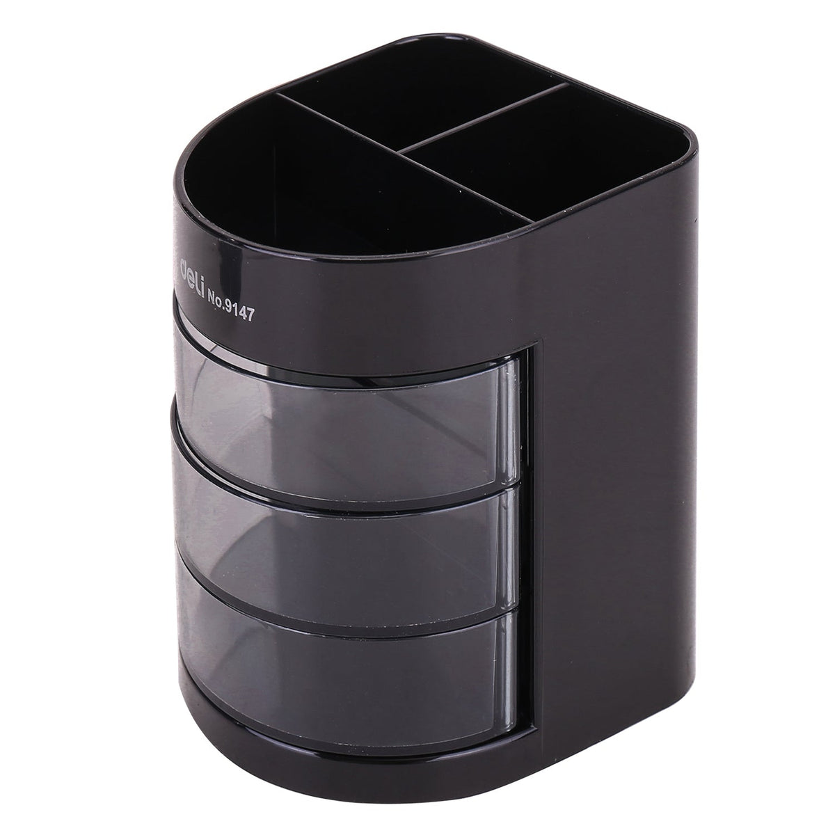 Deli E9147 Desk Pen Holder Assorted Colors 3.4 Inch