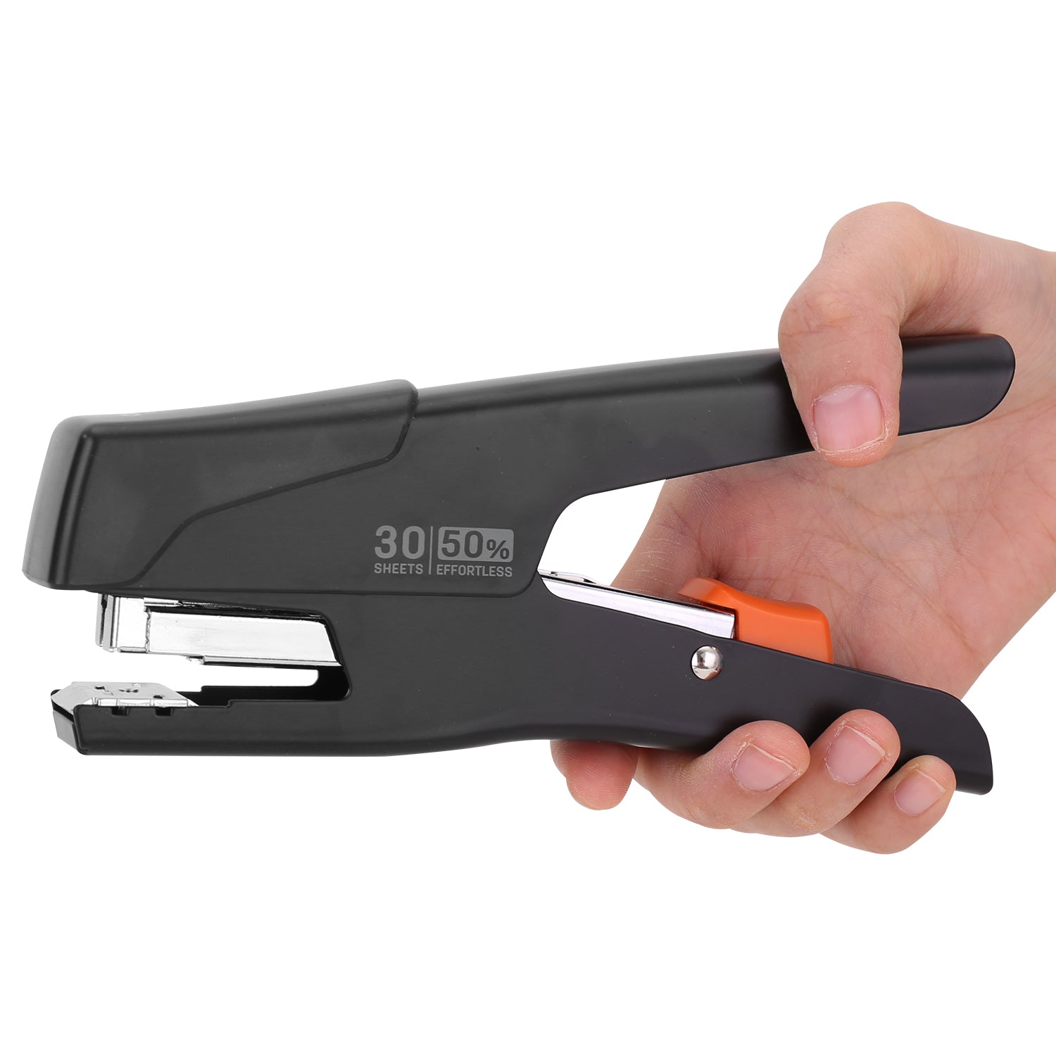 Deli E0358 Effortless Plier Stapler 30 Sheet Black