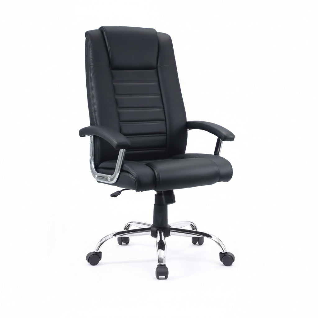 Duoffice Carrara DU501 Ergonomic Executive Office Chair Synthetic PU Black