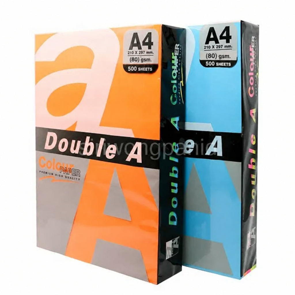 Double A Rainbow Colored Copy Paper 500 Sheets