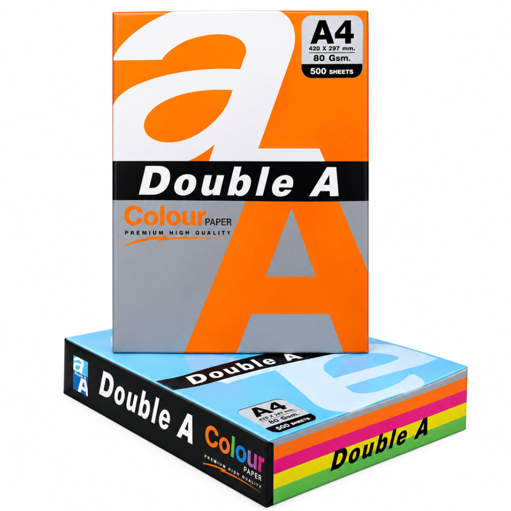 Double A Rainbow Colored Copy Paper 500 Sheets
