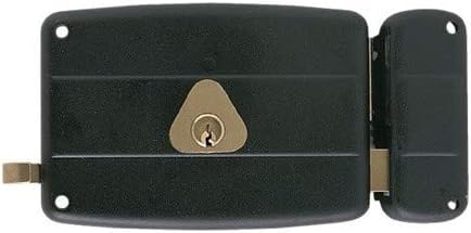 SecuriteGOODdeal Horizontal Wall Lock with Pull 5 Keys Black