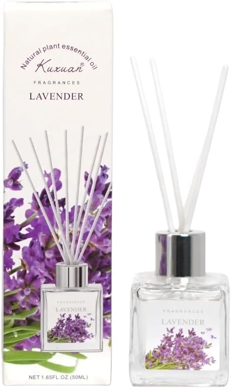Bizzal Kuxuan Lavender Reed Diffuser 50ml Natural Essential Oil