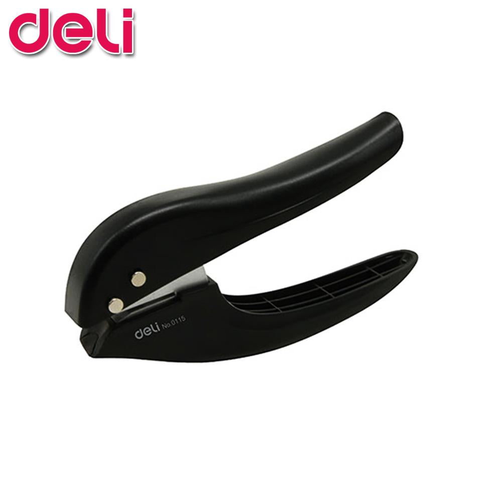 Deli 0115 1-Hole Paper Punch 6mm Silver