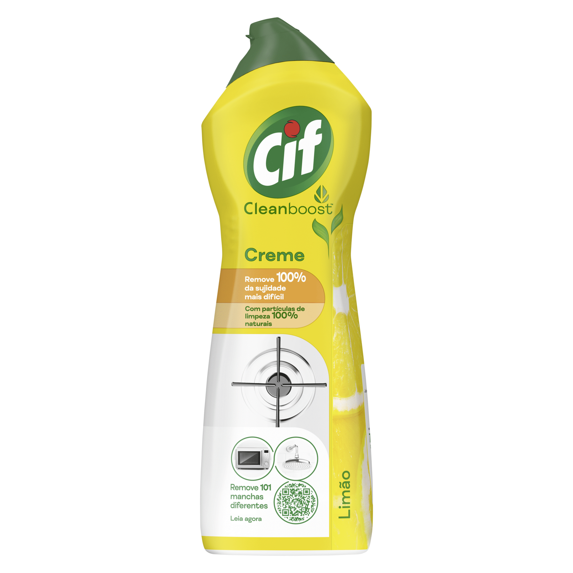 Cif Lemon Cream Cleaner Powerful Surface Polish 700ml