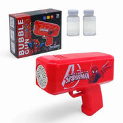 Pistola de Bolhas Homem-Aranha Vingadores