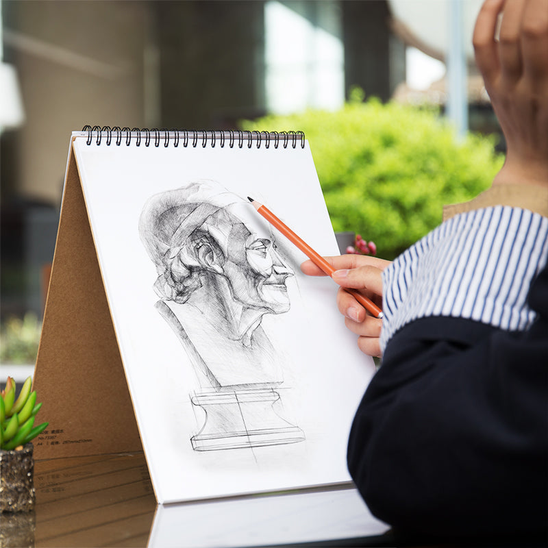 Deli 73634 Sketch Book A4 Professional Drawing Paper Pad