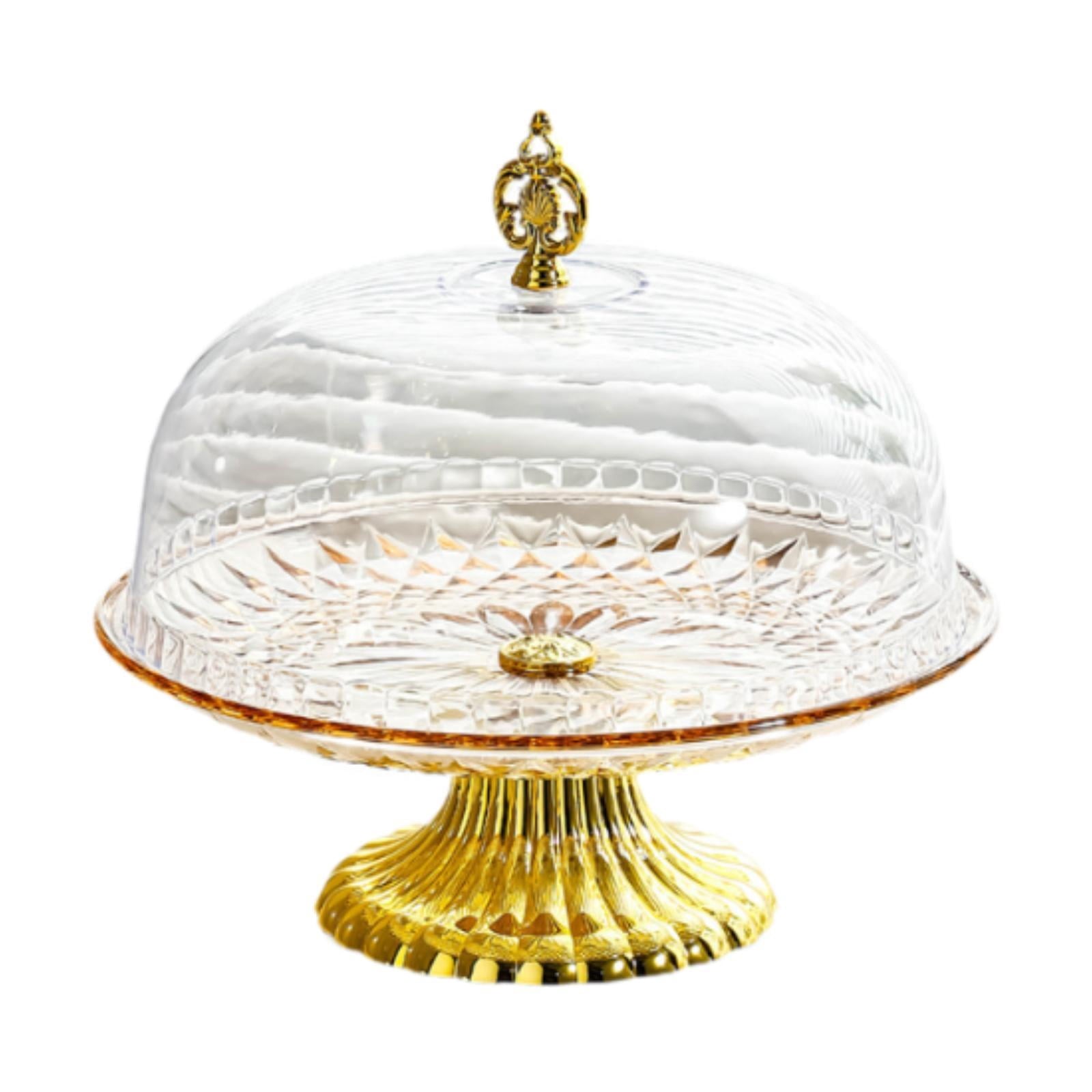 Macarena Vintage Style Dessert Serving Platter With Dome Lid
