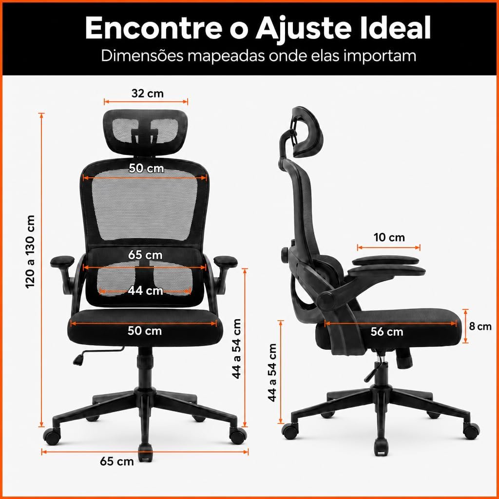 Laruno P600 Ergonomic Office Chair Reclining Mesh High Back