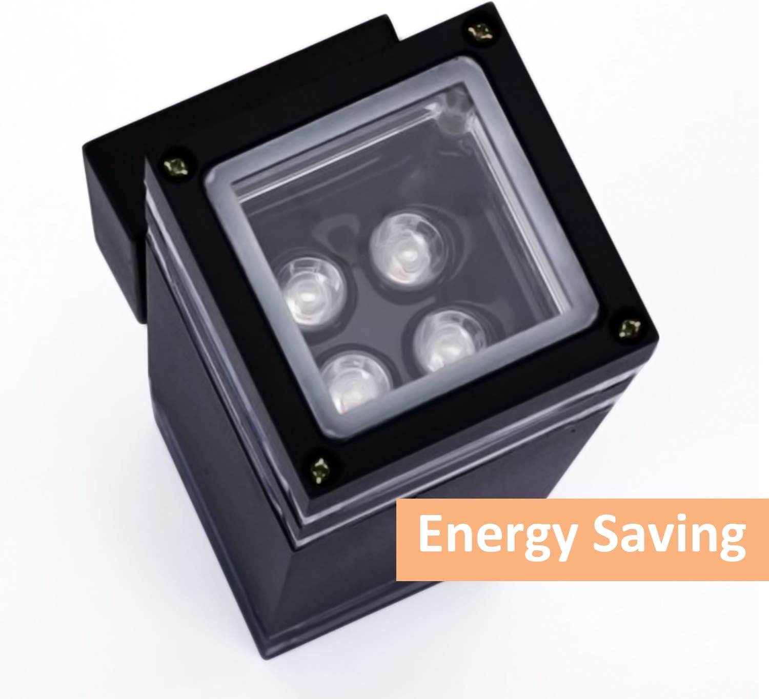 Maycho 8W LED Up and Down Wall Sconce Black Indoor Outdoor