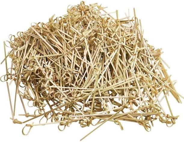 MVS Wholesale 100-Pack 12cm Bamboo Japanese Cocktail Picks