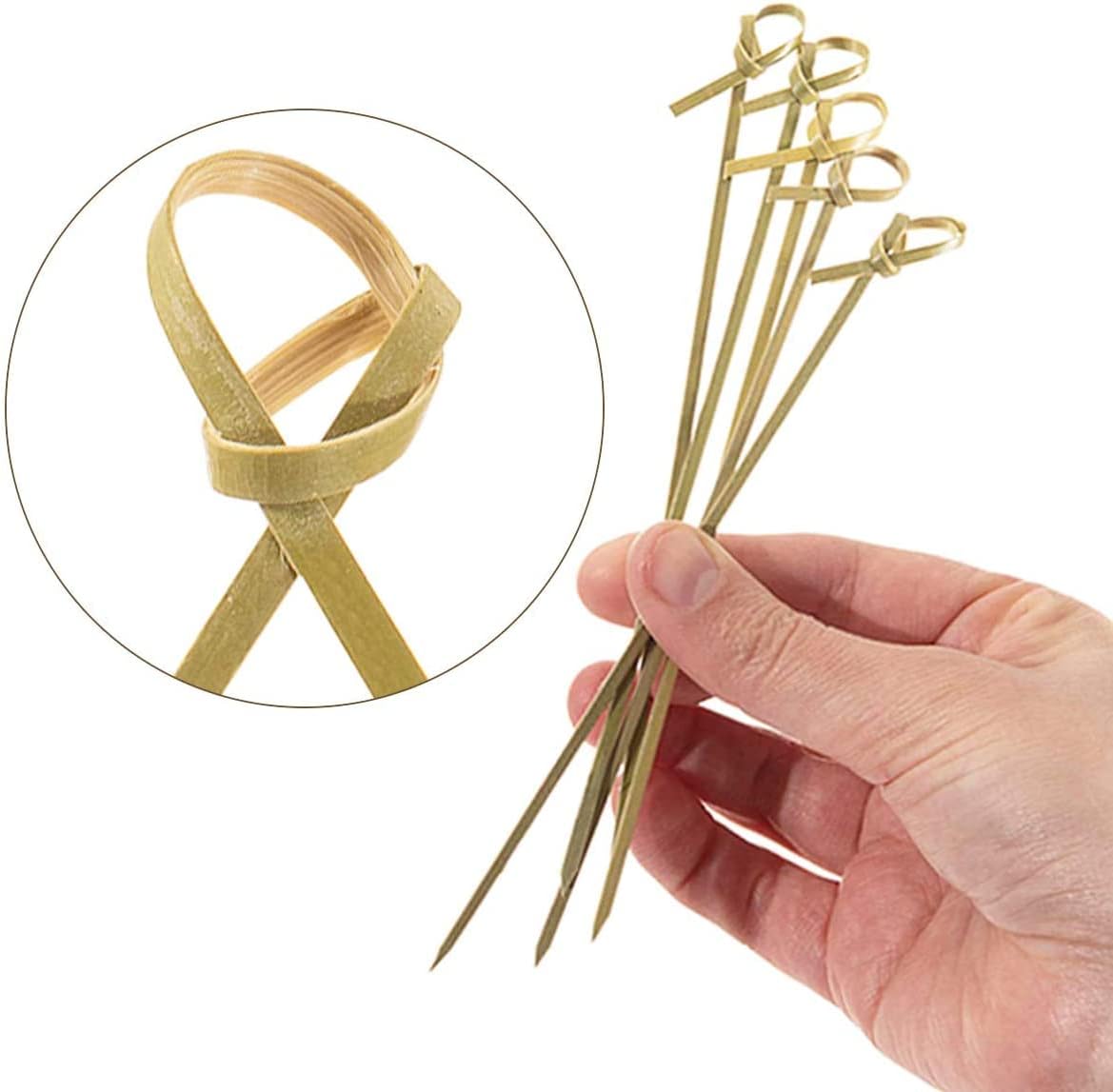 MVS Wholesale 100-Pack 12cm Bamboo Japanese Cocktail Picks
