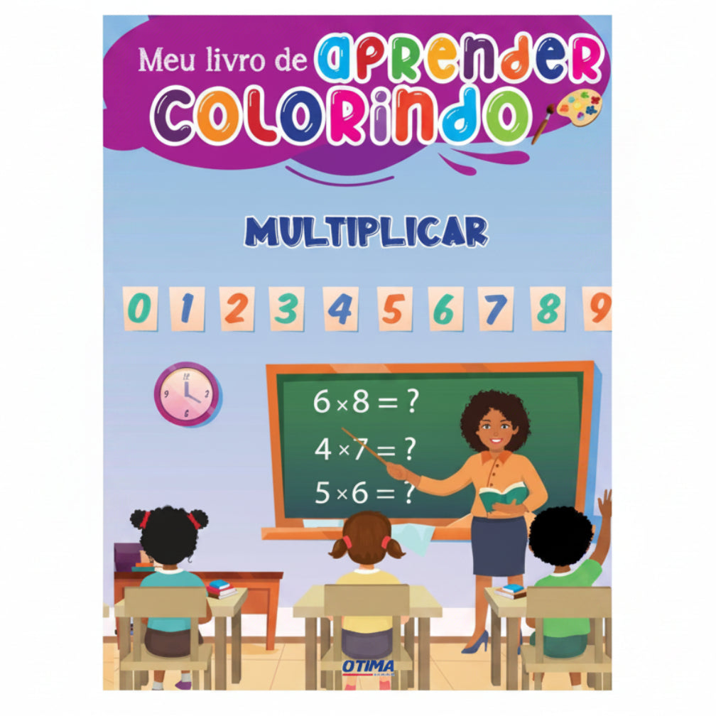 Ótima Editora My Big Learning Coloring Book Activity Multiplication