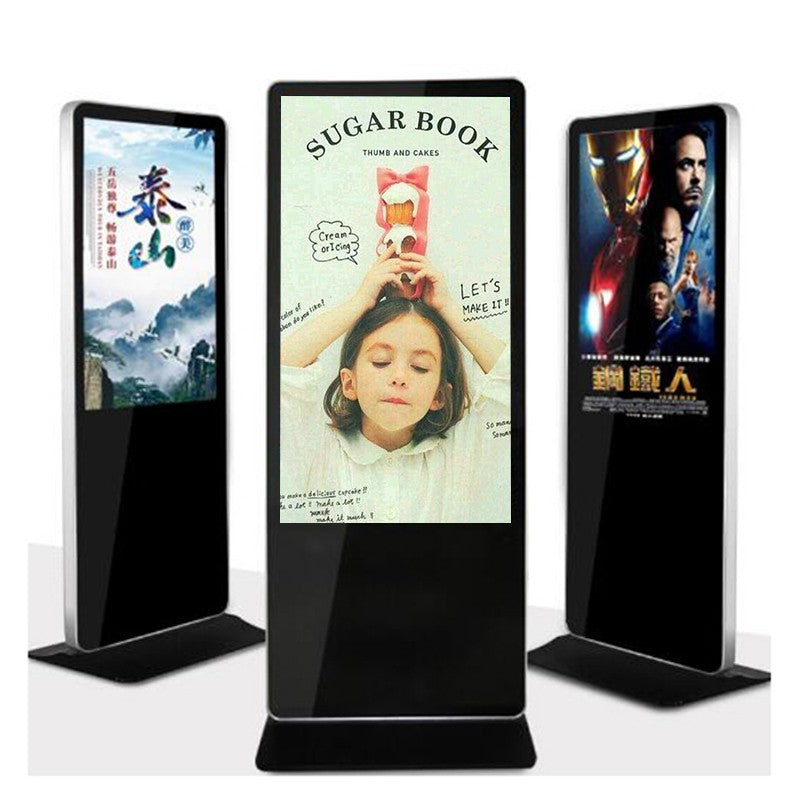 Interactive Floor Standing Touch Screen Advertising Kiosk 4K Display