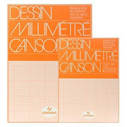 Canson Dessin Millimeter Graph Pad Orange A4 90g