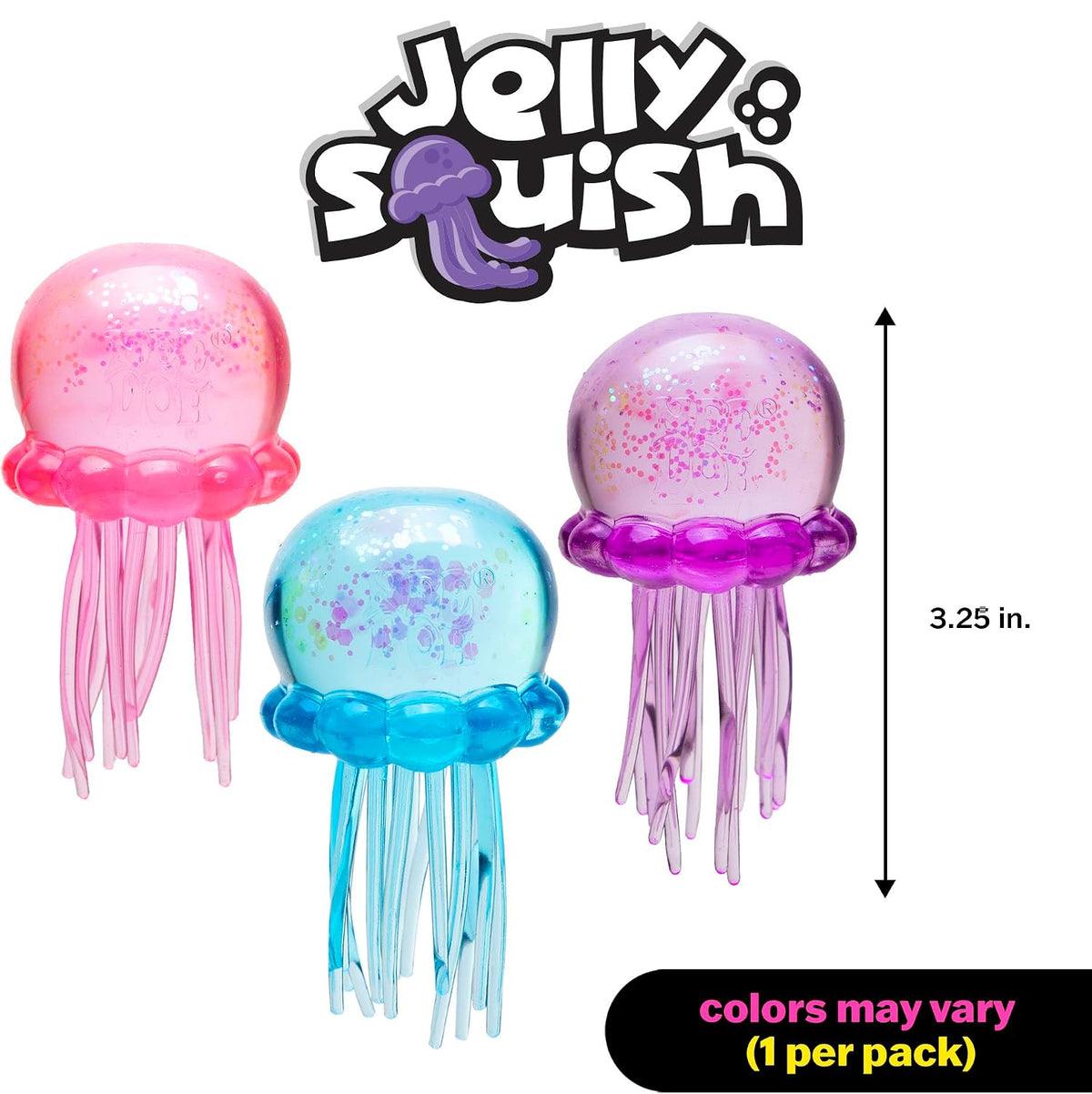 Schylling NeeDoh Jelly Squish Jellyfish Sensory Fidget Toy