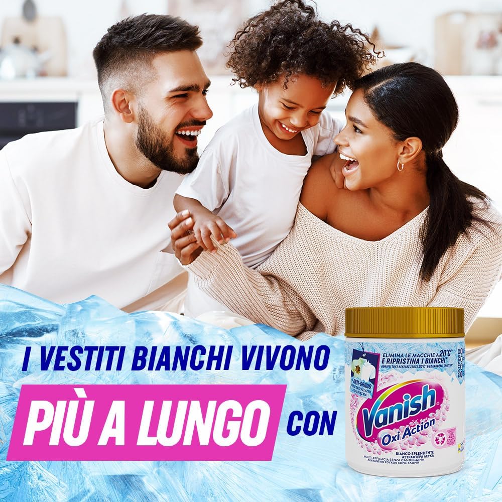 Vanish Oxi Action Multipower Whitening Stain Remover Powder 1kg