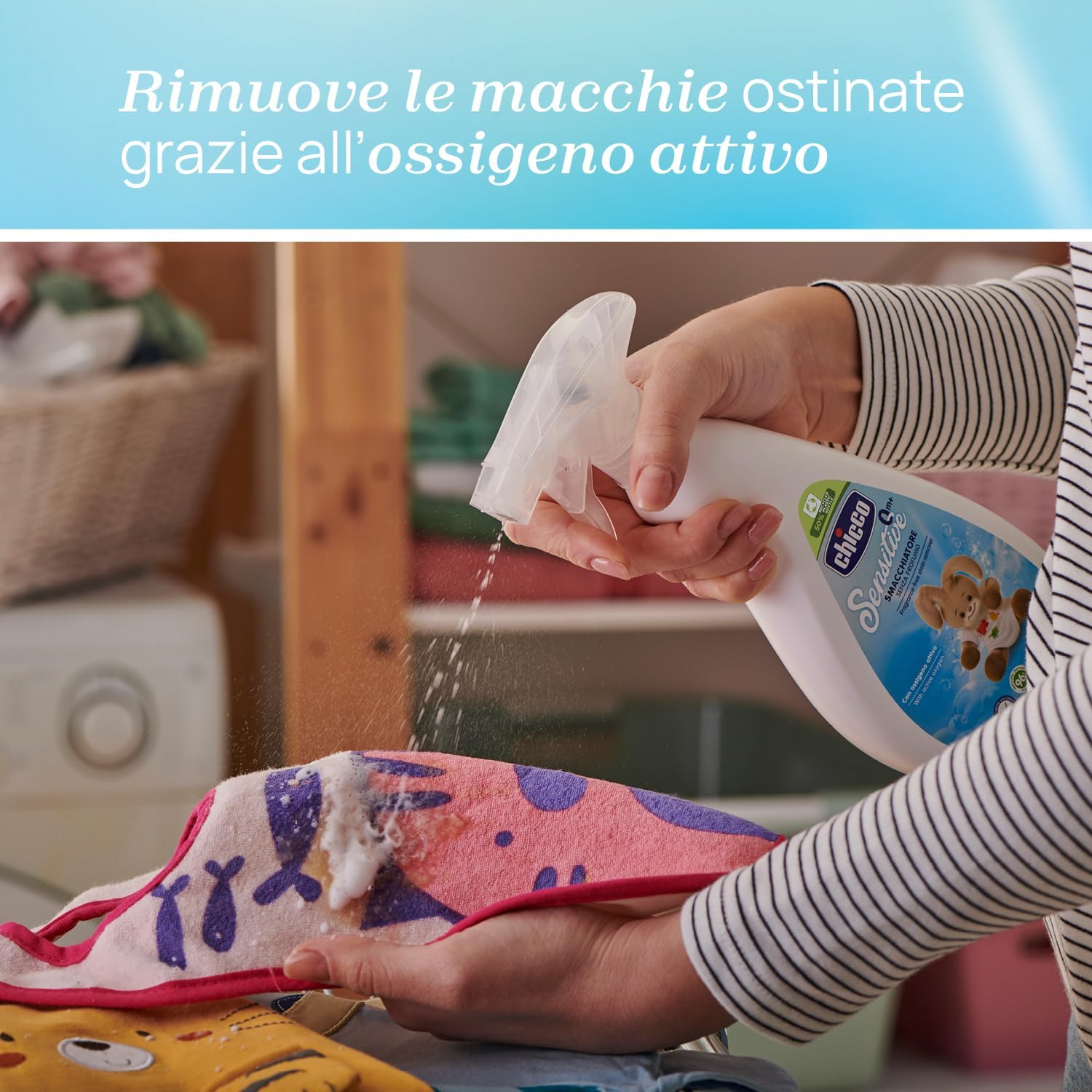 Chicco Sensitive Stain Remover Active Oxygen Fragrance Free 500ml