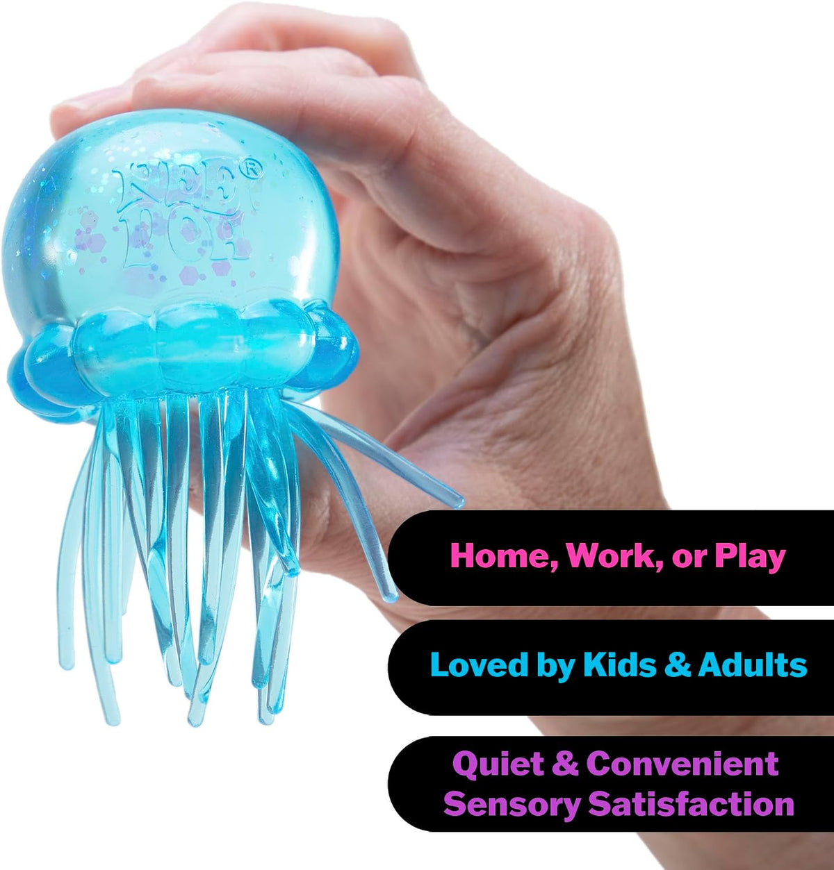 Schylling NeeDoh Jelly Squish Jellyfish Sensory Fidget Toy