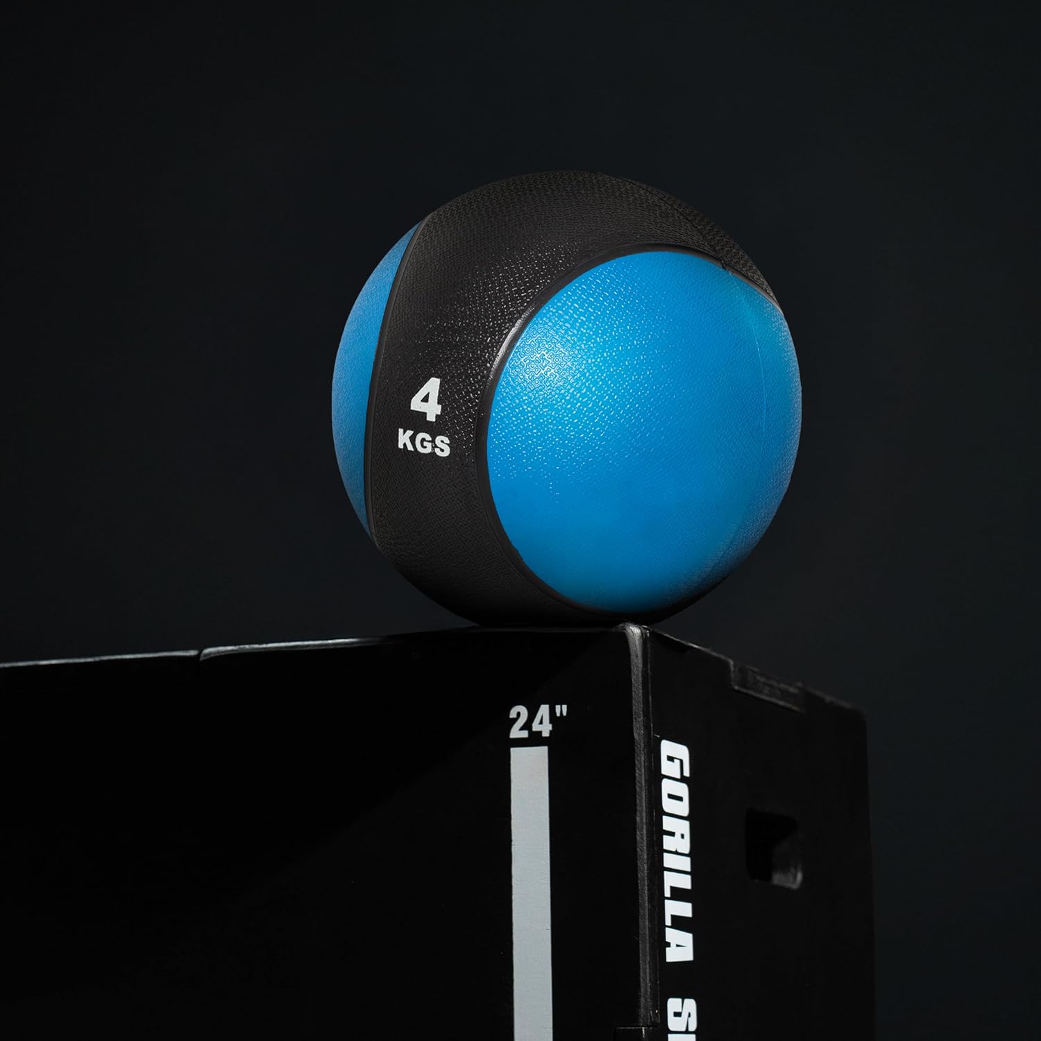 Gorilla Sports Rubber Medicine Ball for Strength and Fitness Training