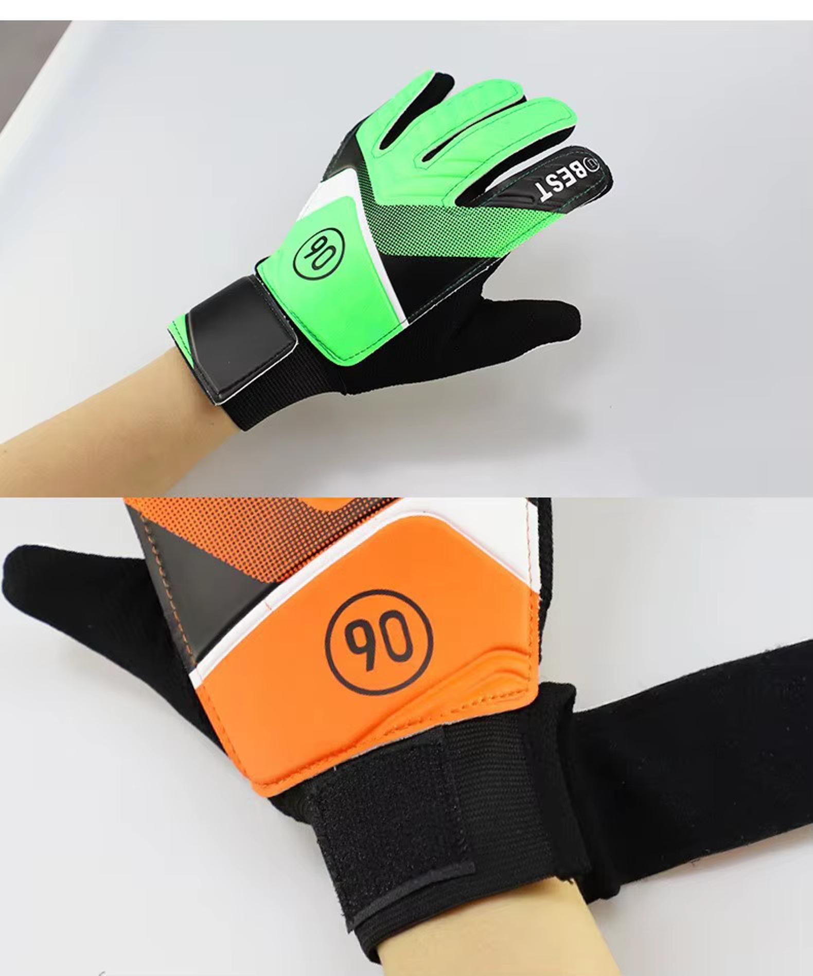 GearX Youth Goalkeeper Soccer Gloves Breathable Latex Grip Palm