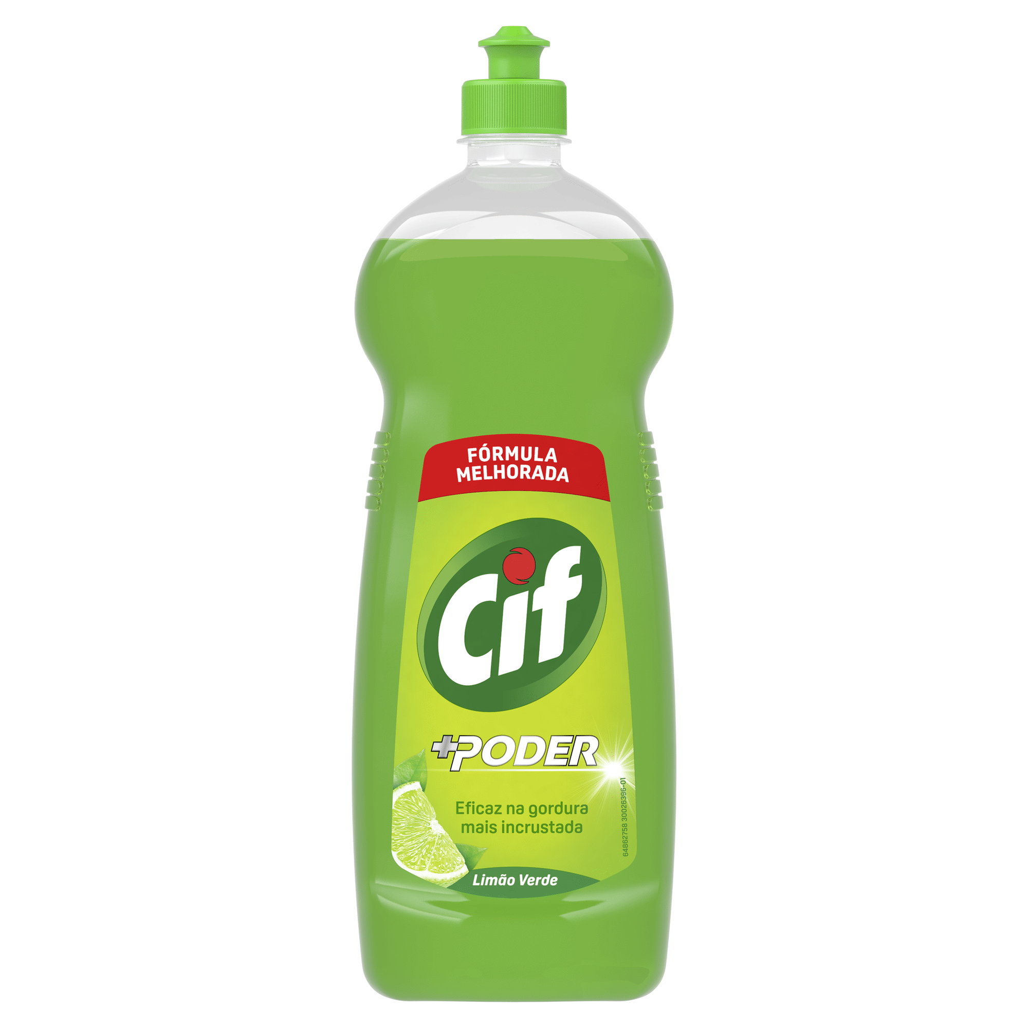 Cif +Poder Manual Dishwashing Detergent Green Lemon 1L