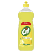 Cif +Poder Concentrated Dishwashing Liquid Lemon Scent 1L