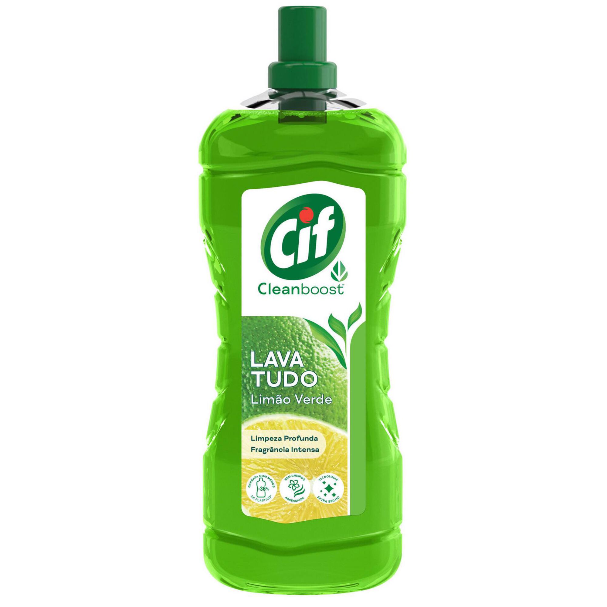 Cif Multi-Surface Cleaner Green Lemon Scent 1.3L