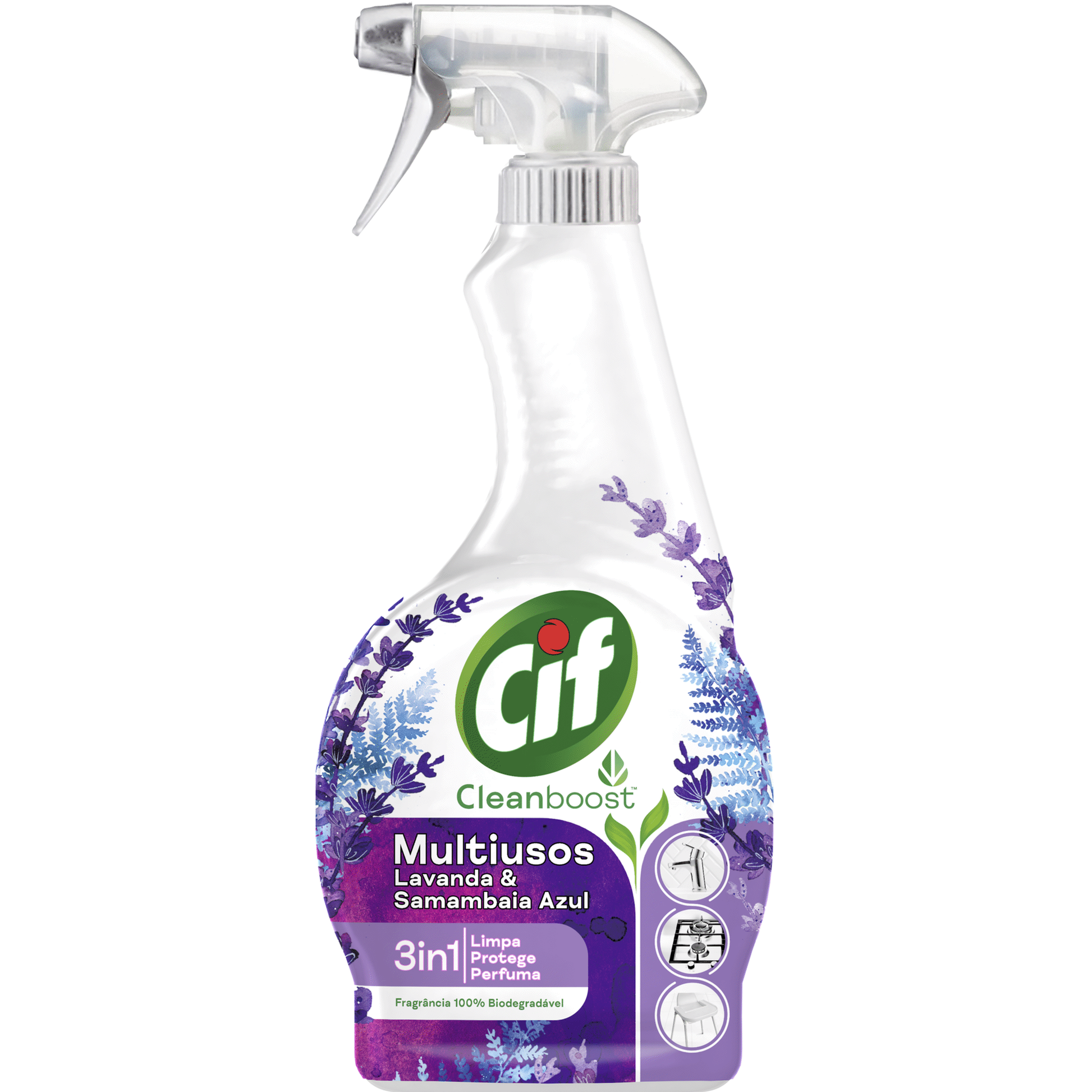 Cif 3-in-1 Multipurpose Spray Lavender and Blue Fern 500ml