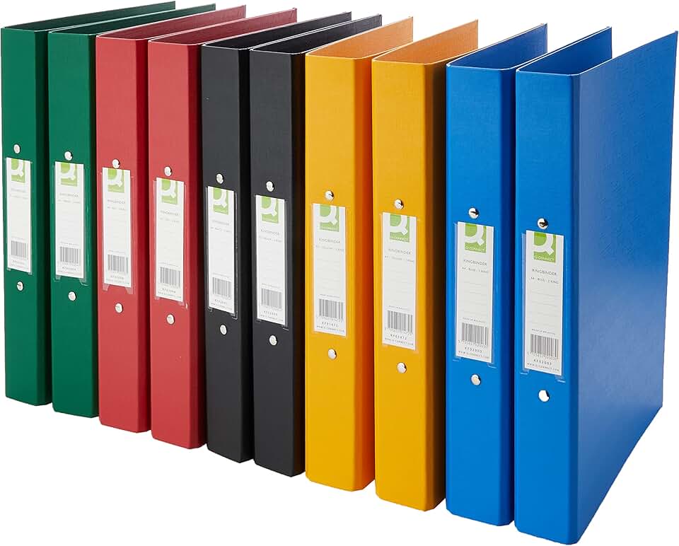 Customizable PVC Lever Arch File Folder for Office Documents with a Capacity of 500 A4 Sheets-3
