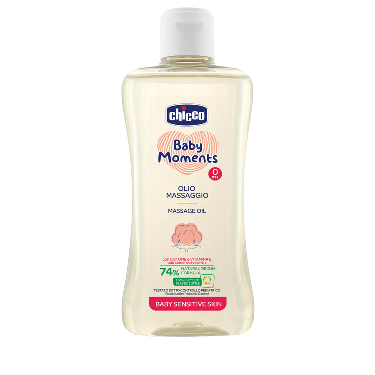 Chicco Baby Moments Sensitive Skin Massage Oil 200ml