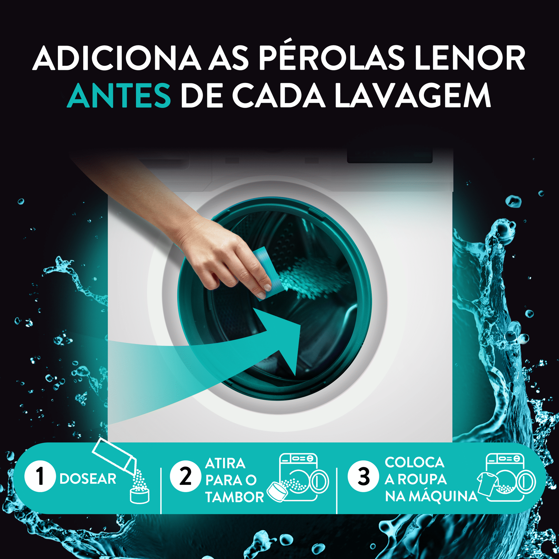Lenor Unstoppables Fresh In-Wash Scent Booster Pearls 495g