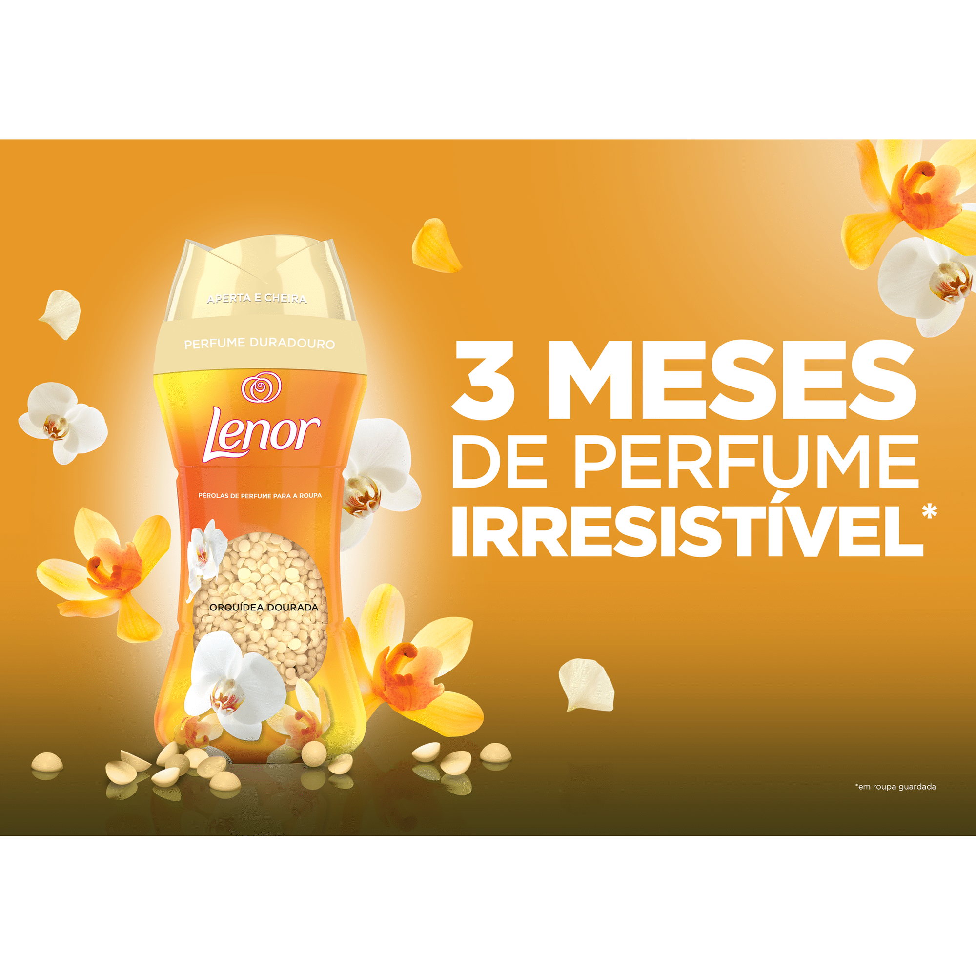 Lenor Orquídea Dourada Laundry Scent Booster Beads 195g