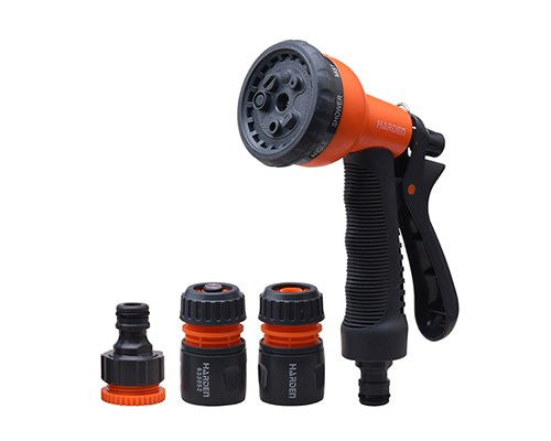 Harden 4 pc Garden Multi Spray Nozzle with Adaptors